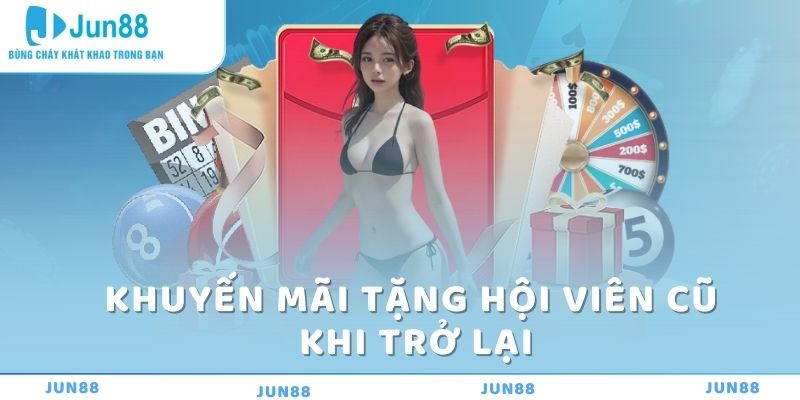 Khuyến Mãi Tặng Hội Viên Cũ Tại Jun88: Cơ Hội Nhận Thưởng Lớn 6 Khuyến mãi tặng hội viên cũ khi trở lại