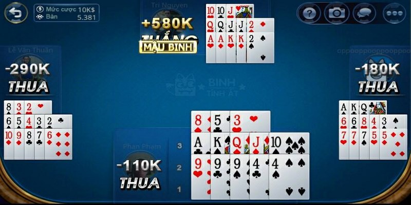 Học Cách Chơi Mậu Binh Bất Bại Để Chinh Phục Tại Jun88 8 Giá trị bài trong mậu binh cơ bản