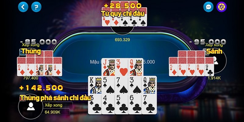 Học Cách Chơi Mậu Binh Bất Bại Để Chinh Phục Tại Jun88 7 Trong cách chơi mậu binh có từ 2 đến 4 người