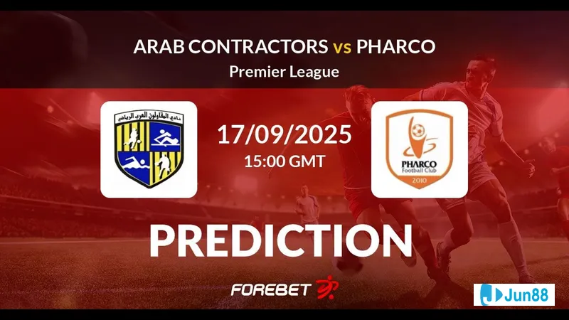 Các cầu thủ Arab Contractors và Pharco tranh chấp bóng trước khung thành Các cầu thủ Arab Contractors và Pharco tranh chấp bóng trước khung thành