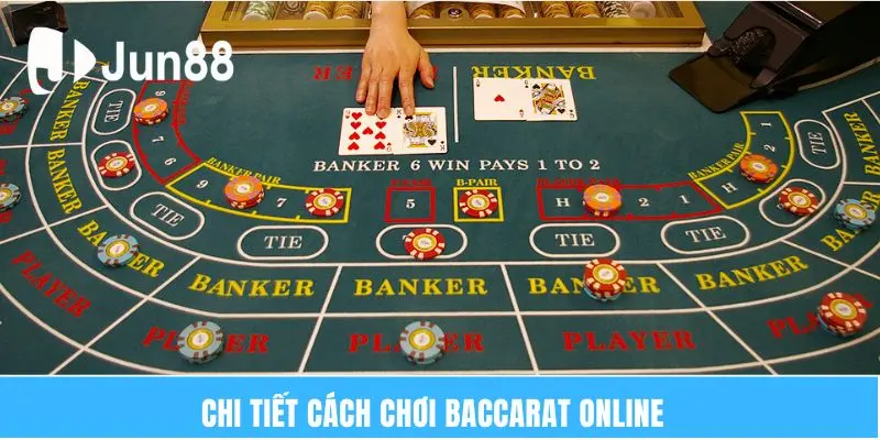 Chi tiết cách chơi Baccarat online  