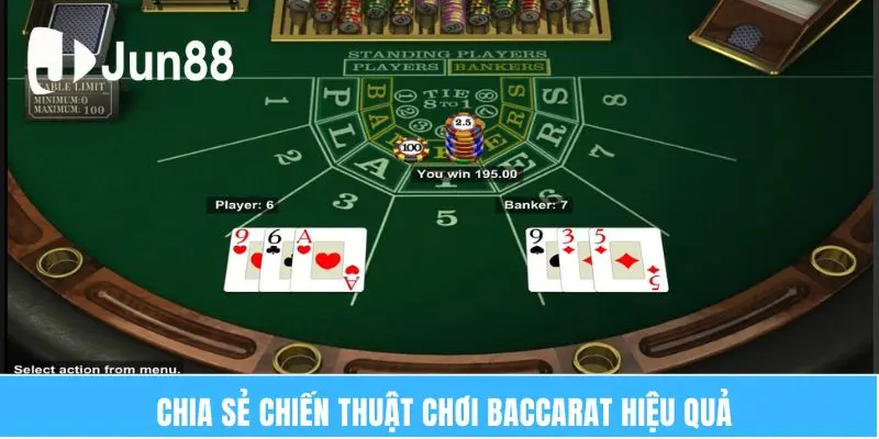 Chia sẻ chiến thuật chơi Baccarat hiệu quả