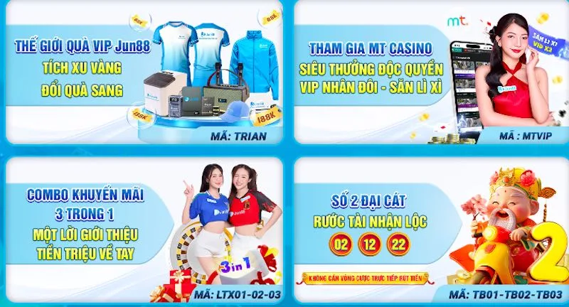 Jun88 🎖️ Trang Chủ Jun88.com - Link Vào Jun88 Mới – Tặng Ngay 88K 12 Jun88.com tung các ưu đãi cho người chơi