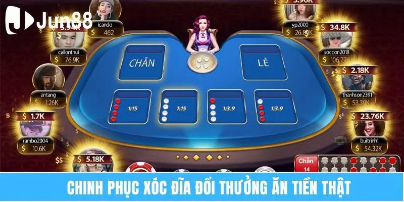 Xóc Đĩa Đổi Thưởng Ăn Tiền Thật Jun88 Trò Chơi Dân Gian 7 Chinh phục xóc đĩa đổi thưởng ăn tiền thật