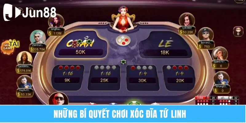 Những bí quyết chơi xóc đĩa Tứ Linh